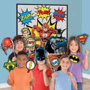 Justice League Heroes Unite Photo Booth Kit 16pc