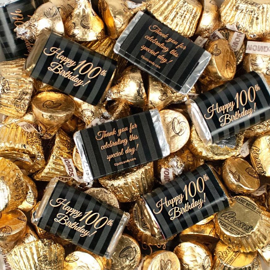 Milestone 100th Birthday Hershey's Chocolate Mix 180pc