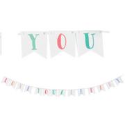 Mini Love You Already Pennant Banners, 2ct