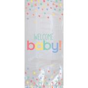 Pastel Stars Welcome Baby Shower Treat Bags, 20ct