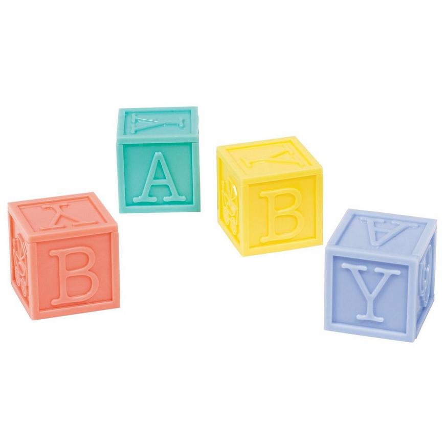 Pastel Baby Blocks, 4pc