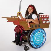 Child Wheelchair Pirate Ship Costume