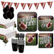 Go! Fight! Win! Football Game Day Tableware Kit for 50 Guests