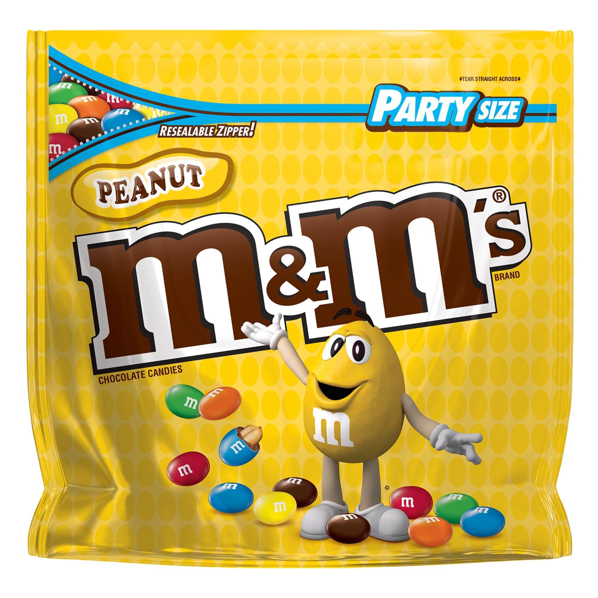 M&M's Peanut Butter Chocolate Candies Party Size - 34-oz