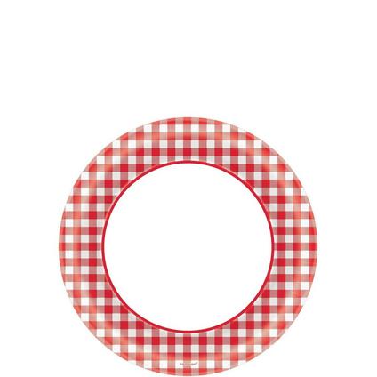 Picnic Gingham Tableware Kit for 120 Guests