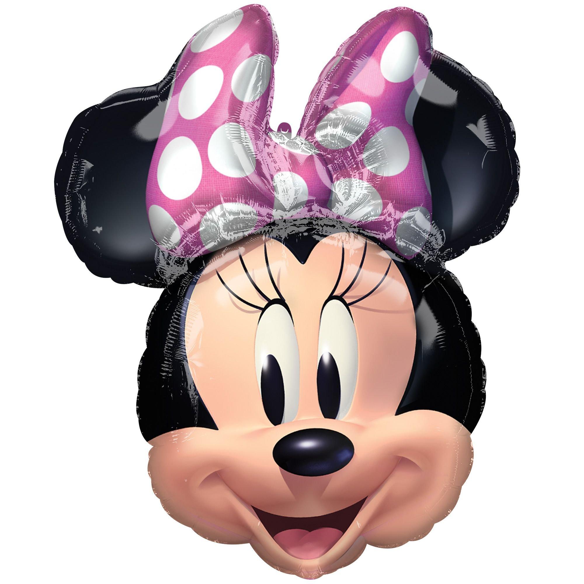 Air-Filled Sitting Minnie Mouse Balloon, 21in