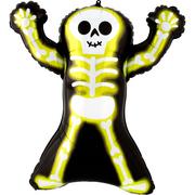 Neon Skelly Foil Balloon, 30in
