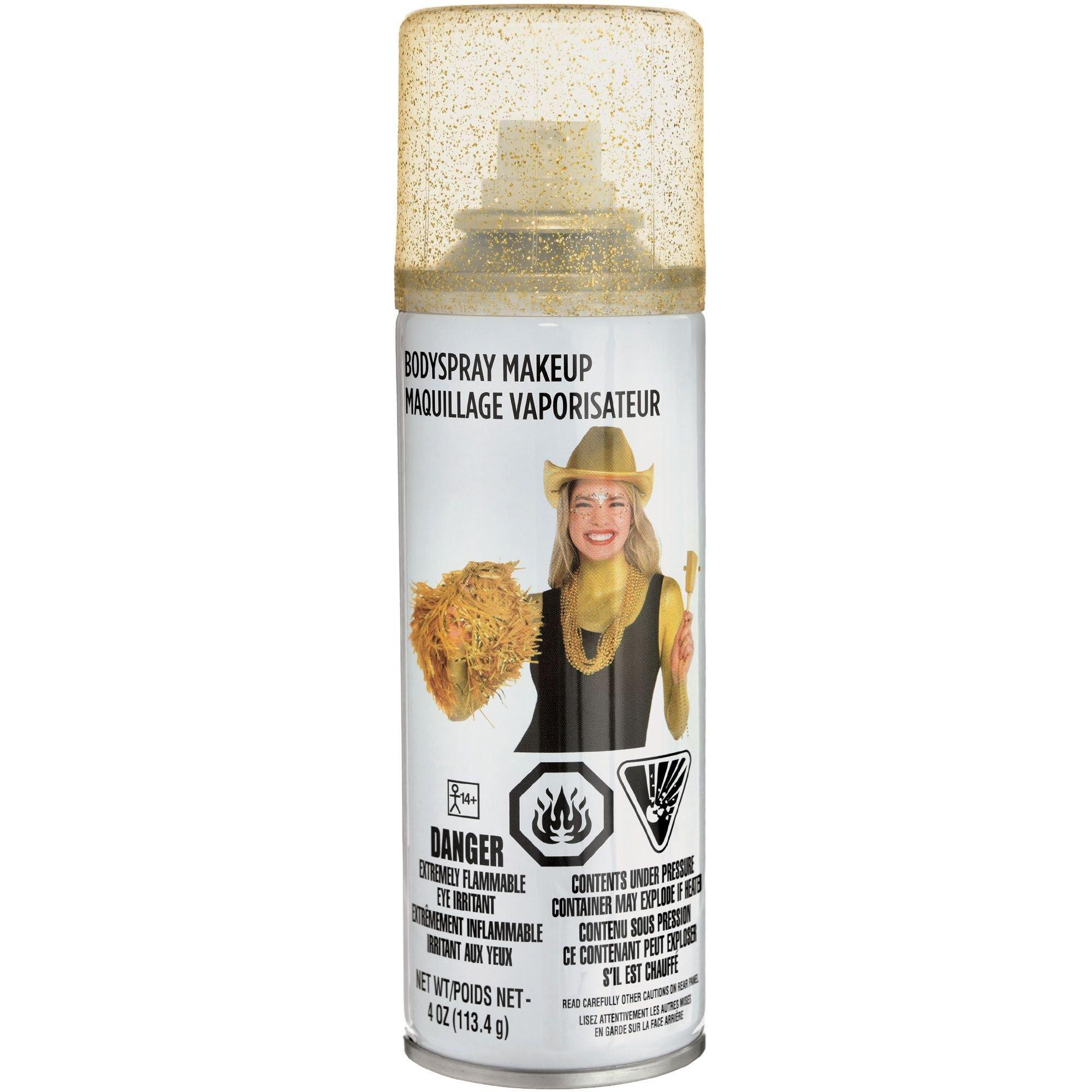 Gold Glitter Spray by Yofi Cosmetics : YO195 Yofi Cosmetics, On Stage  Dancewear, Capezio Authorized Dealer.