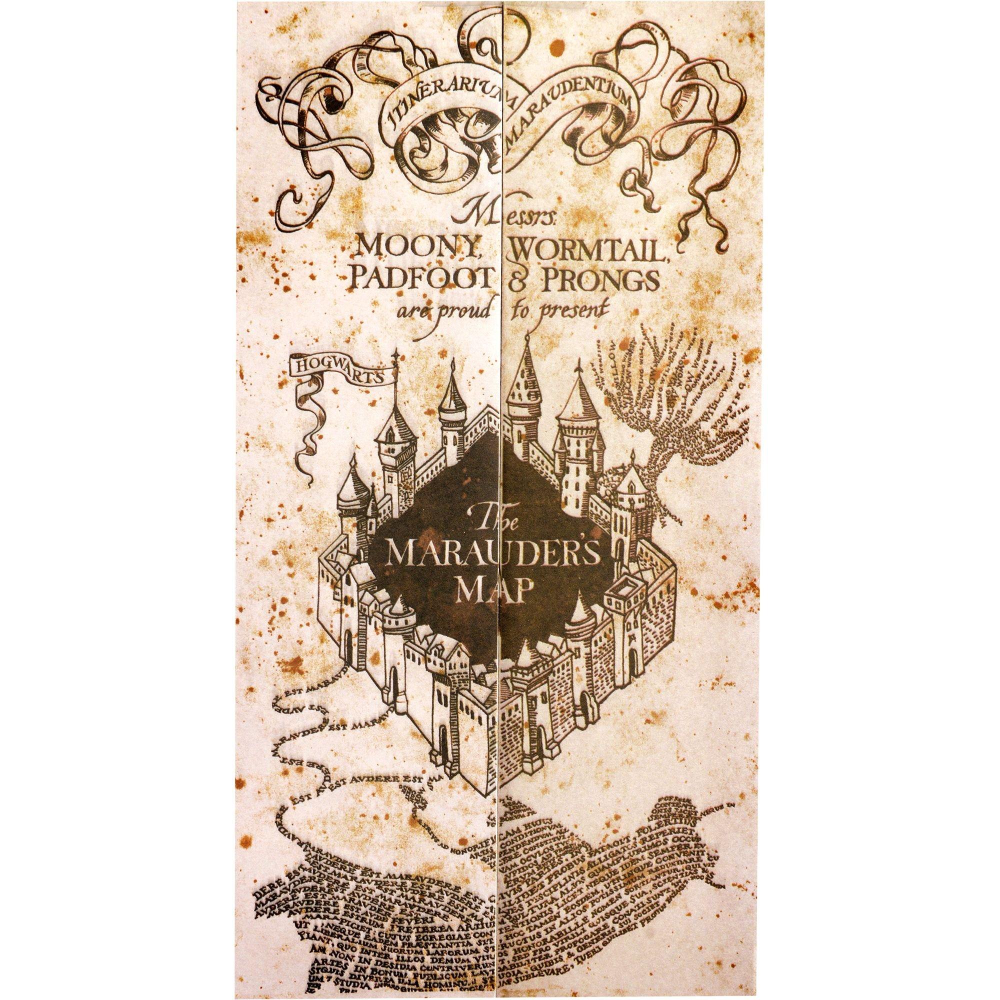 Marauder's Map 6in x 12in - Harry Potter