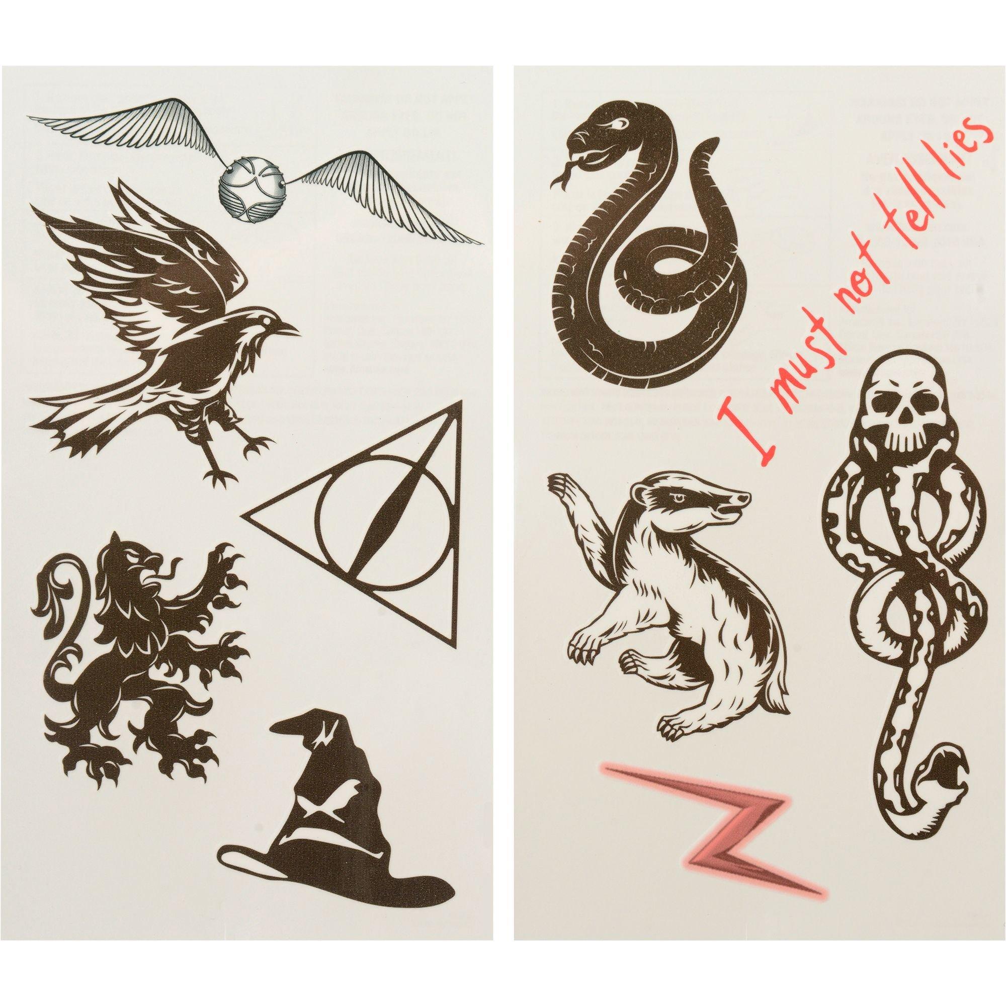 1 pack Harry Potter Tattoos (4 sheets/ 6 squares) Party Favors New In  Package