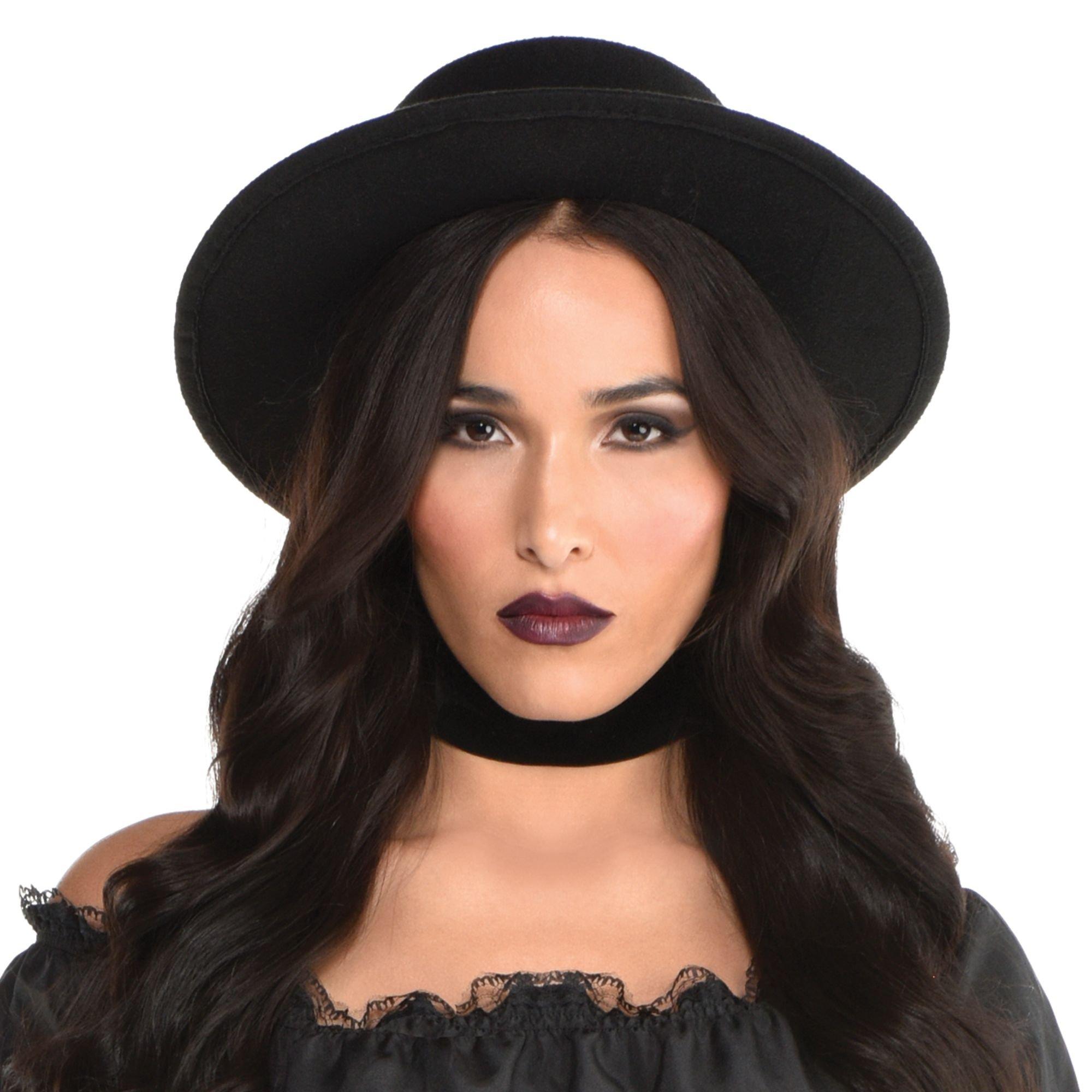 Black Wide Brim Hat