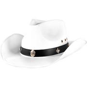 White Satin Cowboy Hat