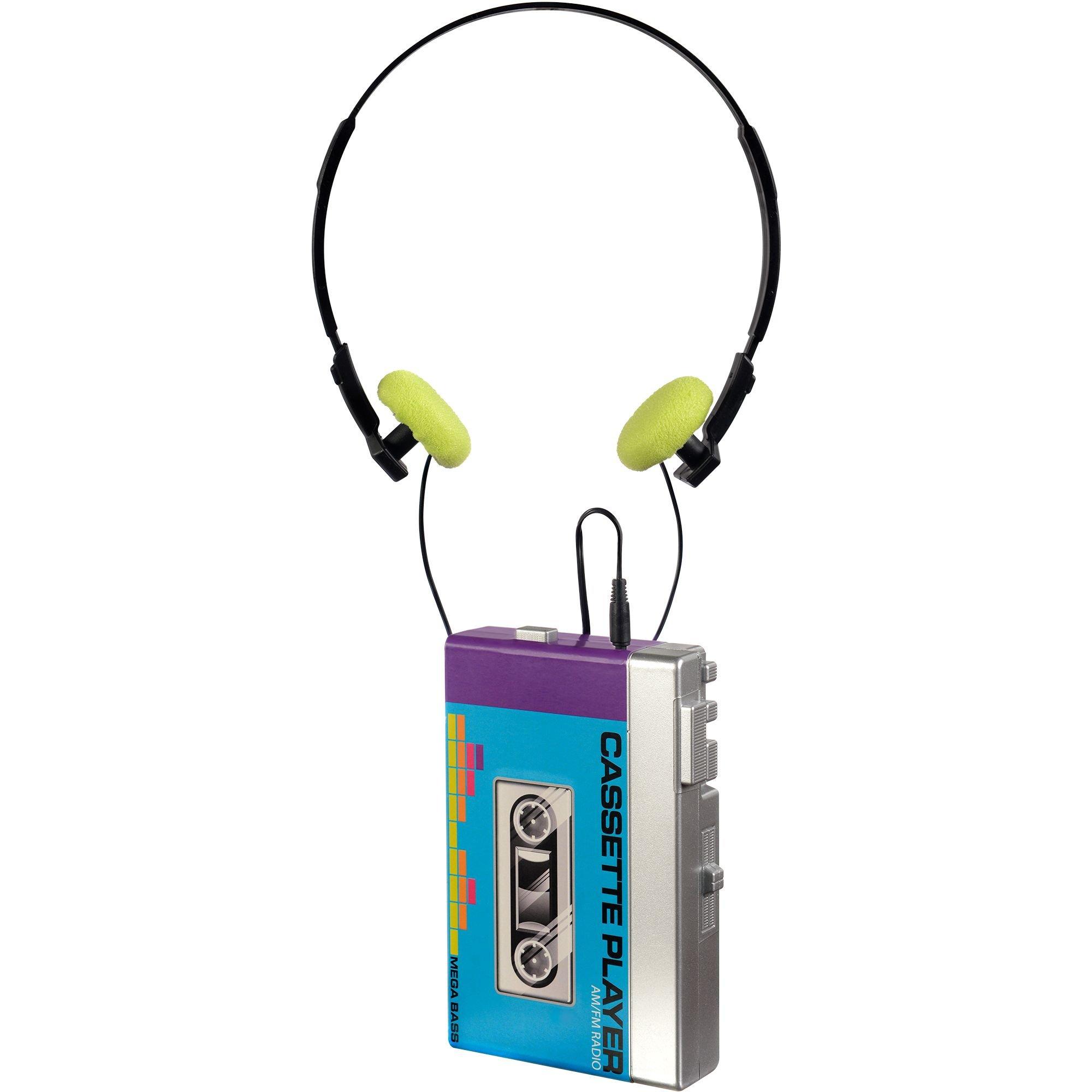 80s Faux Cassette Player with Headphones