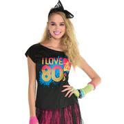 With Skirt and Accessories One Size 80s Boy Toy Pop Star Costume Kit for Women