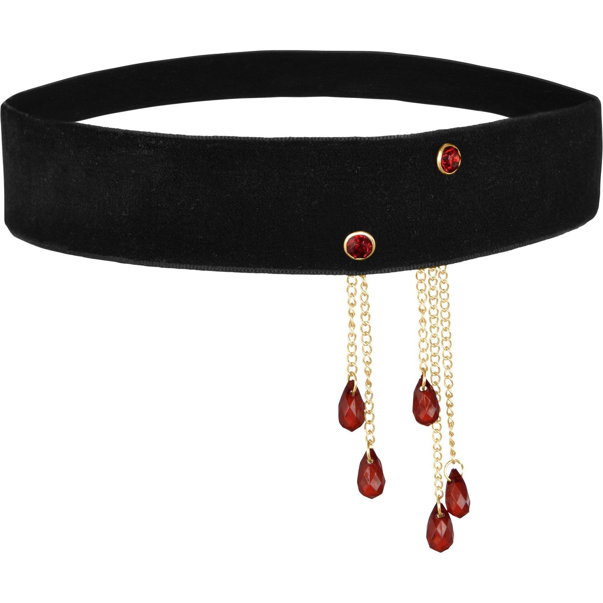 Blood Drop Vampire Bite Choker | Party City