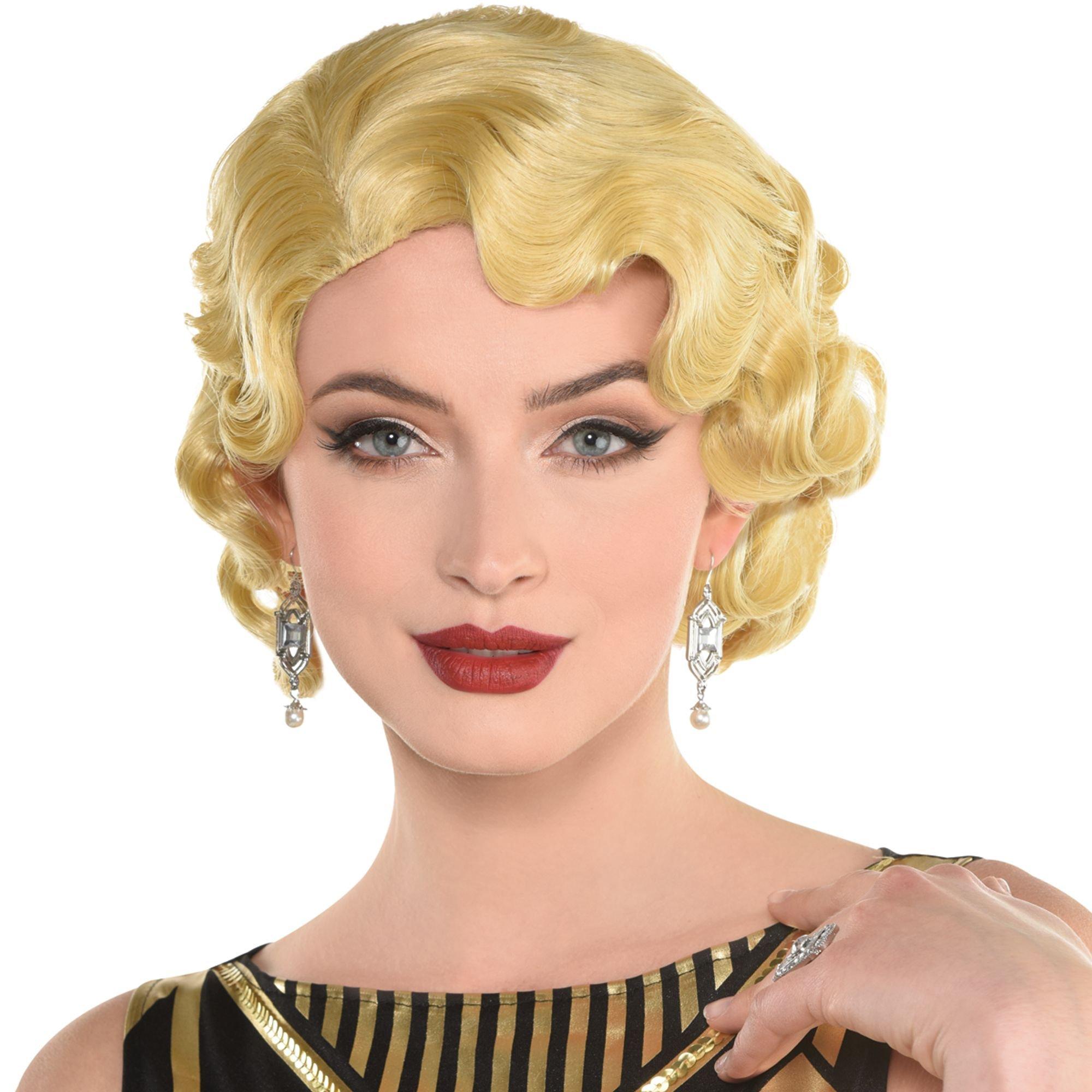 Blond Finger Wave Wig | Party City