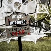 House of Horrors Yard Stake