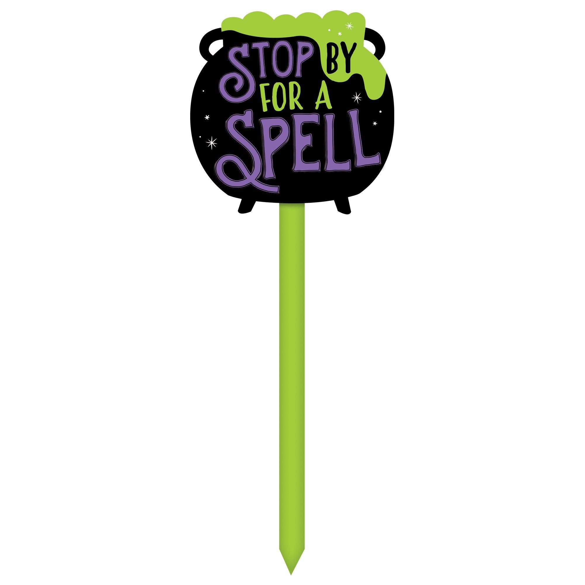 Cauldron Spell Yard Stake