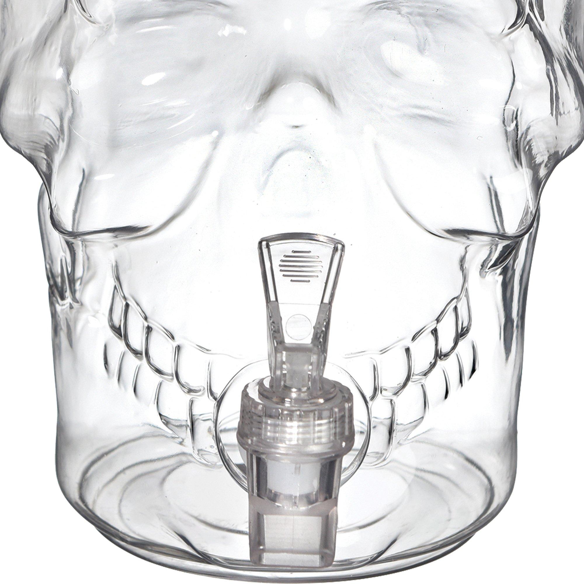 Skull Plastic Drink Dispenser, 1gal