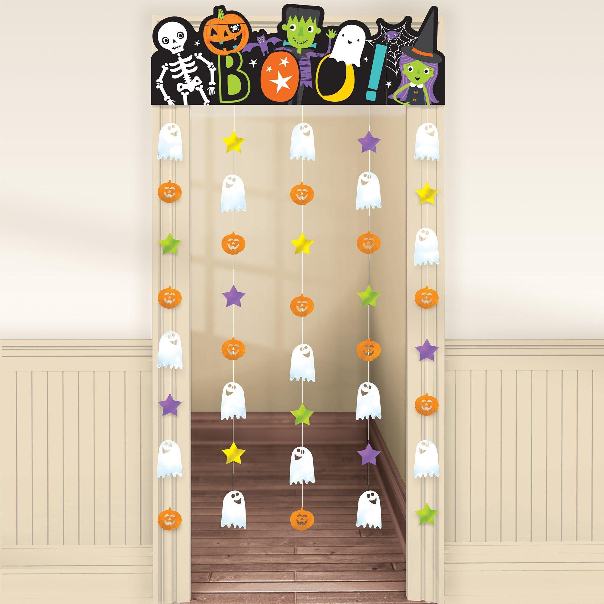 Halloween Friends Doorway Curtain