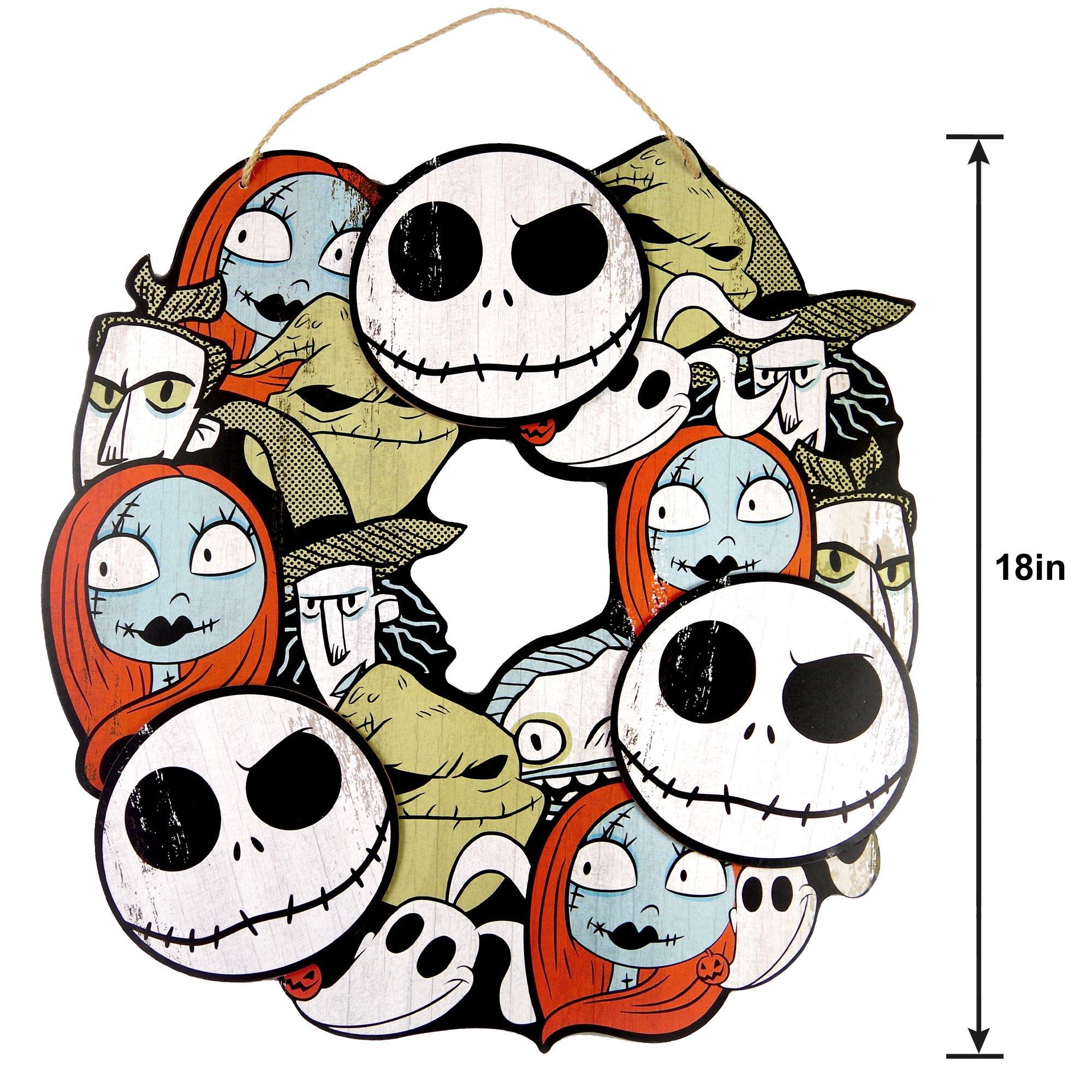 Disney Nightmare Before Christmas Wreath Party City