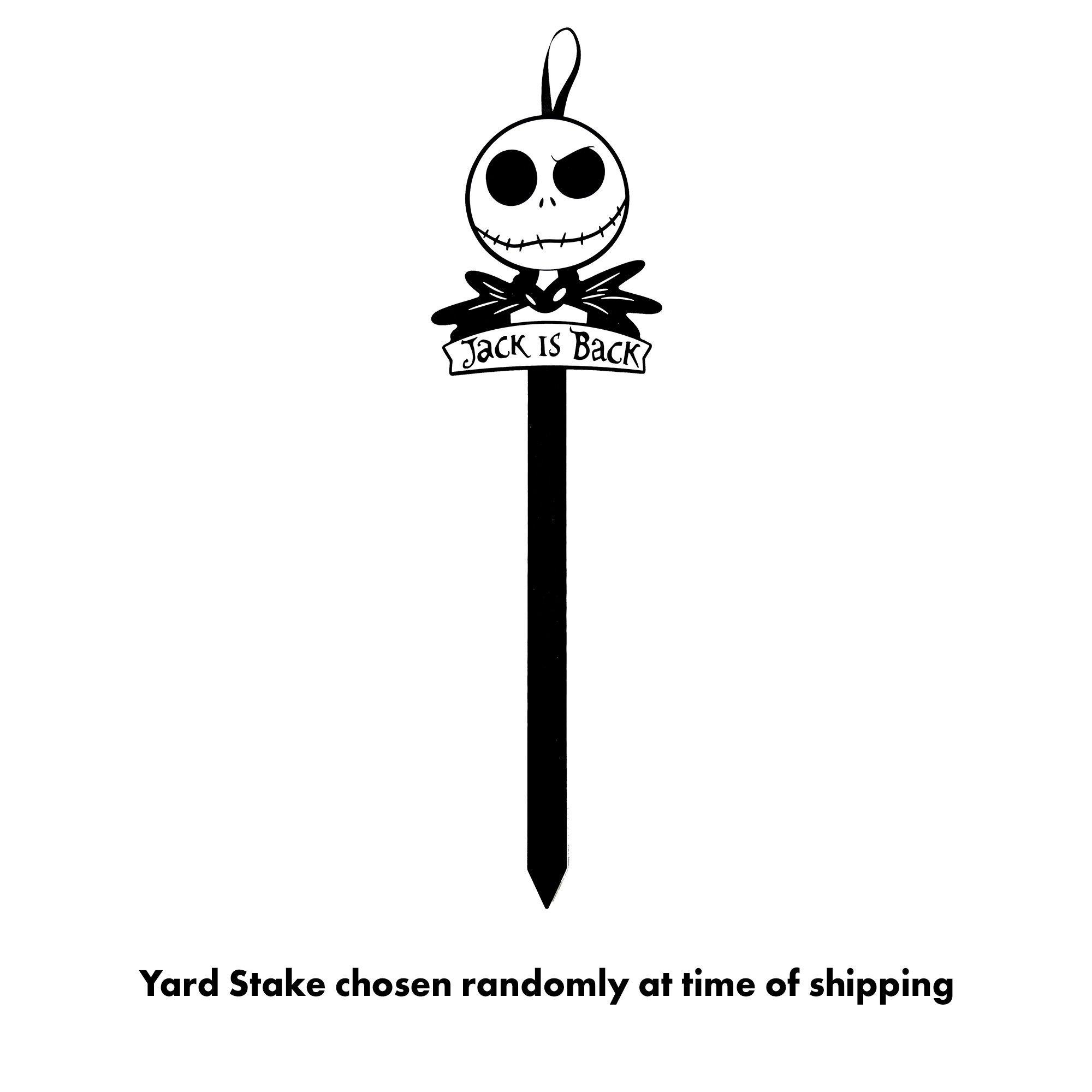 Disney The Nightmare Before Christmas Character Yard Stake, 7in x 2ft