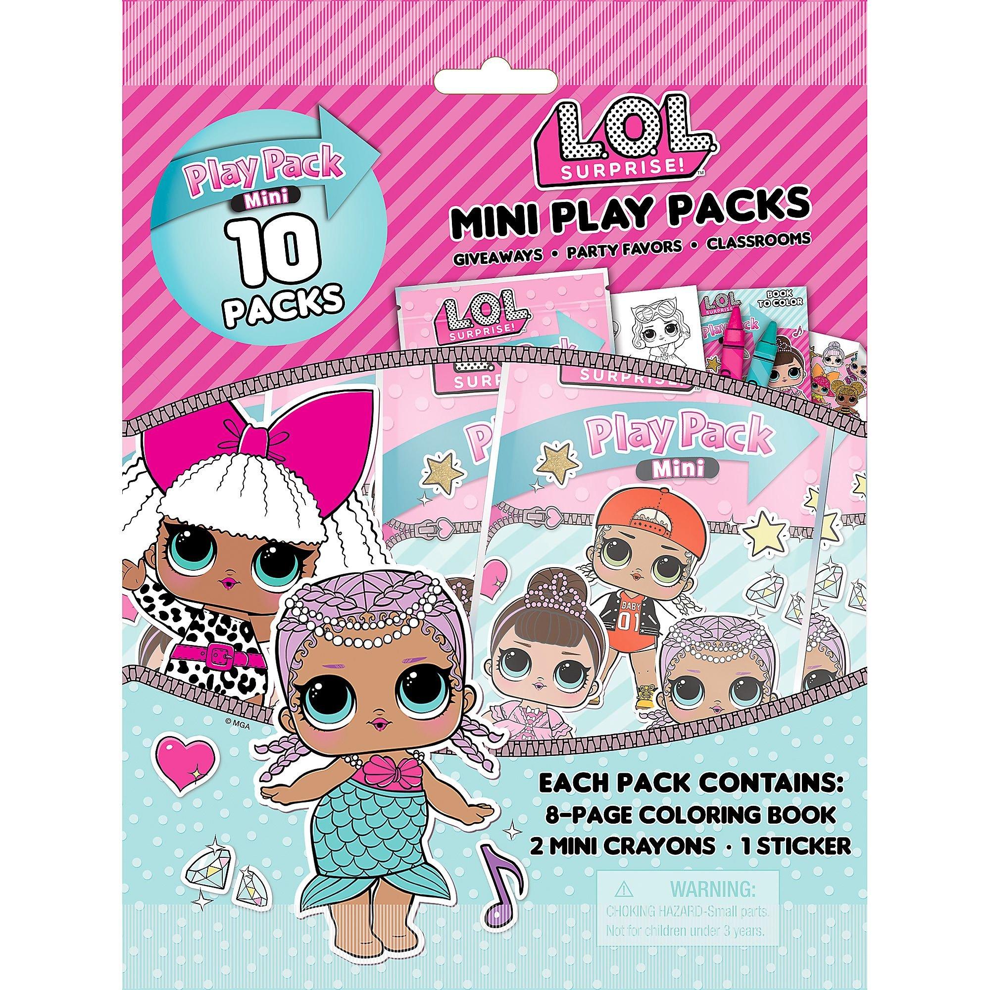 L.O.L. Surprise! Mini Play Packs, 10ct