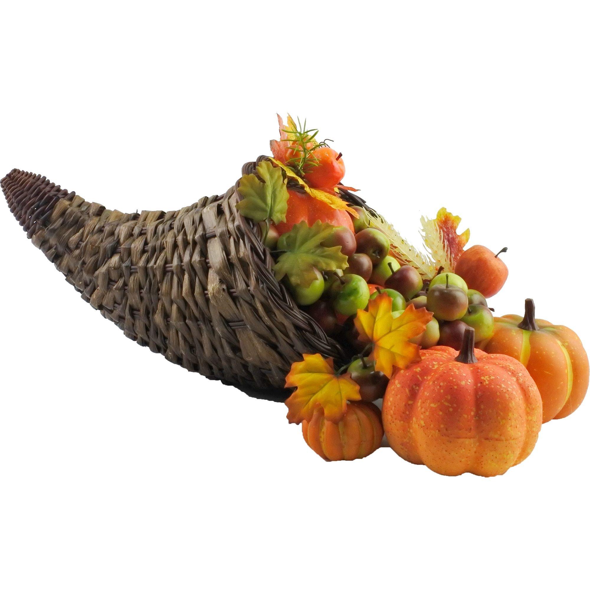 thanksgiving cornucopia basket