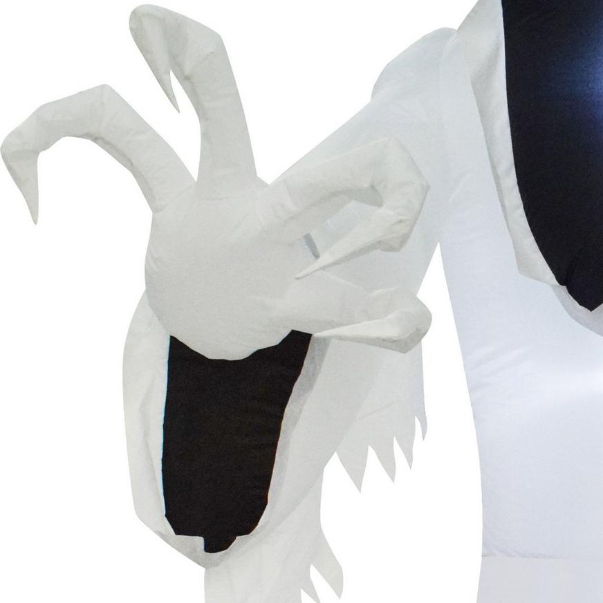 Light-Up Creepy Ghost Inflatable Yard Decoration, 8ft