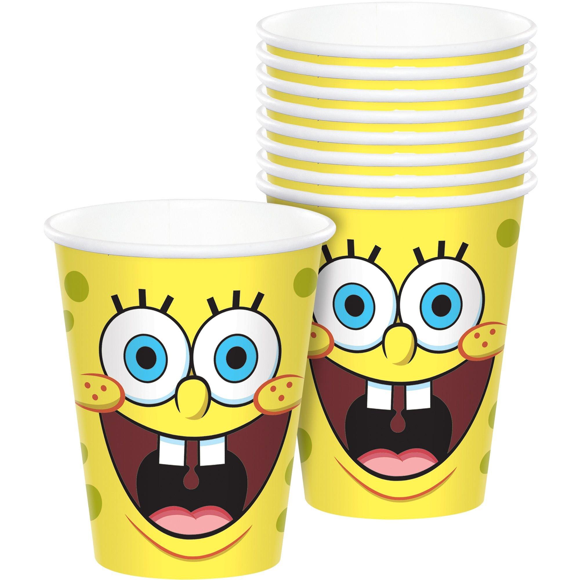 SpongeBob SquarePants Paper Cups, 9oz, 8ct