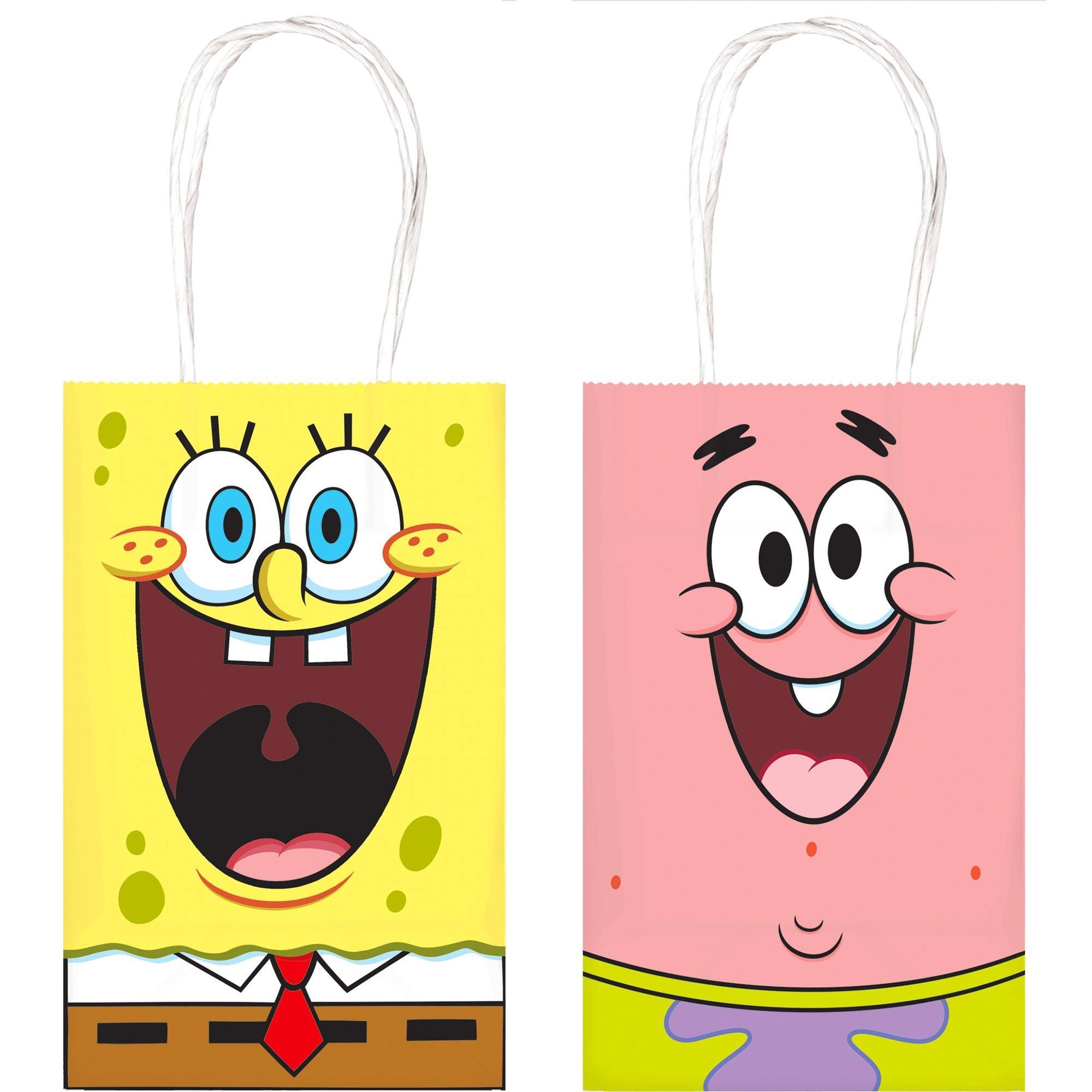 SpongeBob SquarePants Kraft Bags, 8ct