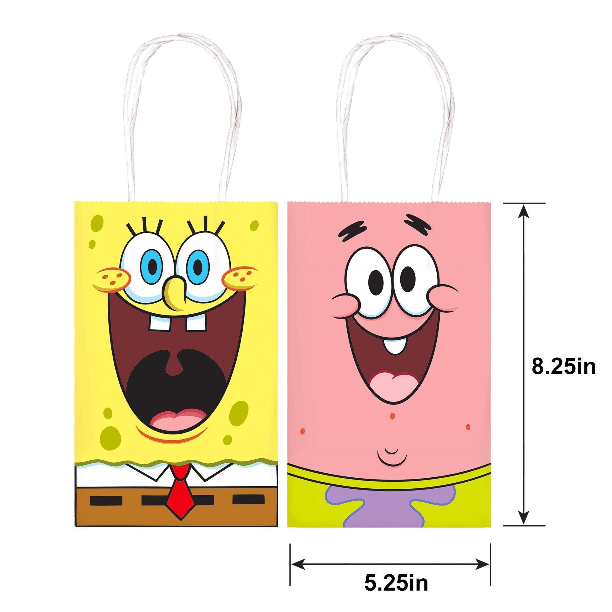 SpongeBob SquarePants Kraft Bags, 8ct