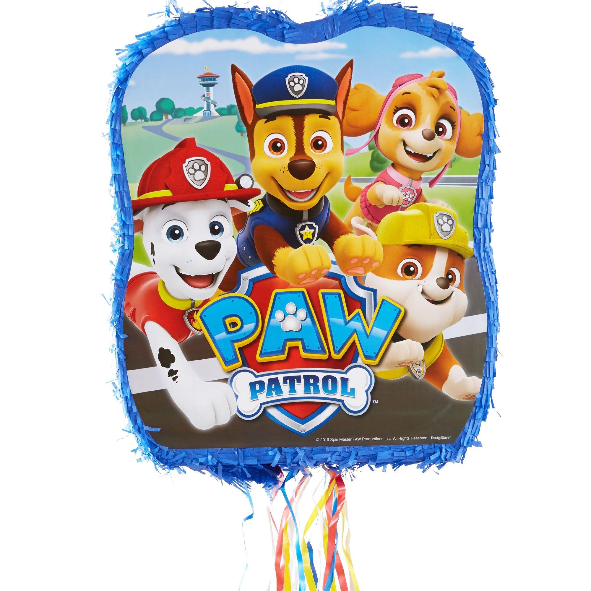 Piñata de Chase, How to make Paw Patrol piñata, Patrulla Canina, 