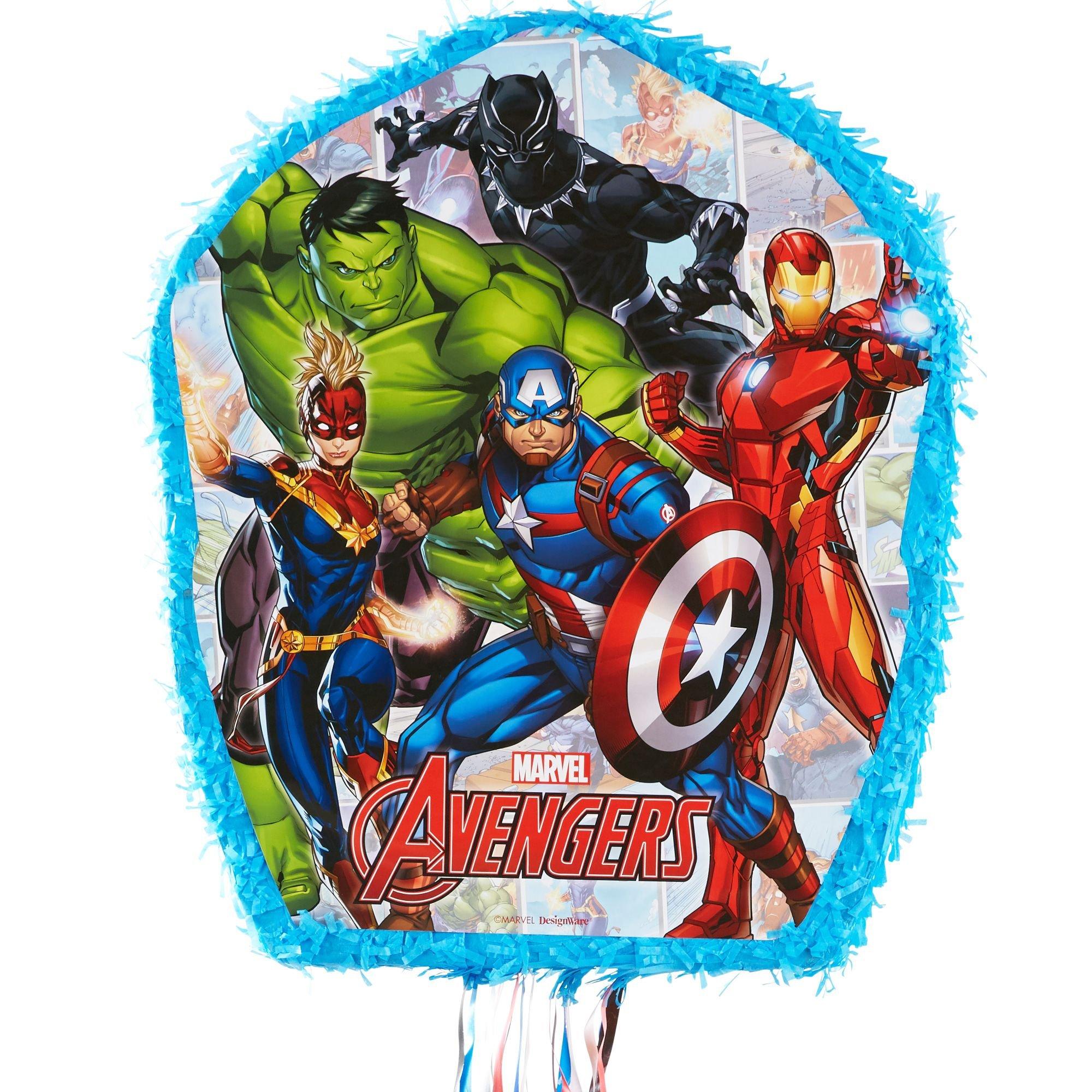 Pull String Marvel Powers Unite Pinata 18 1/4in x 21 1/4in