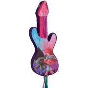 DreamWorks Trolls World Tour Guitar Pull String Pinata, 12in x 31in