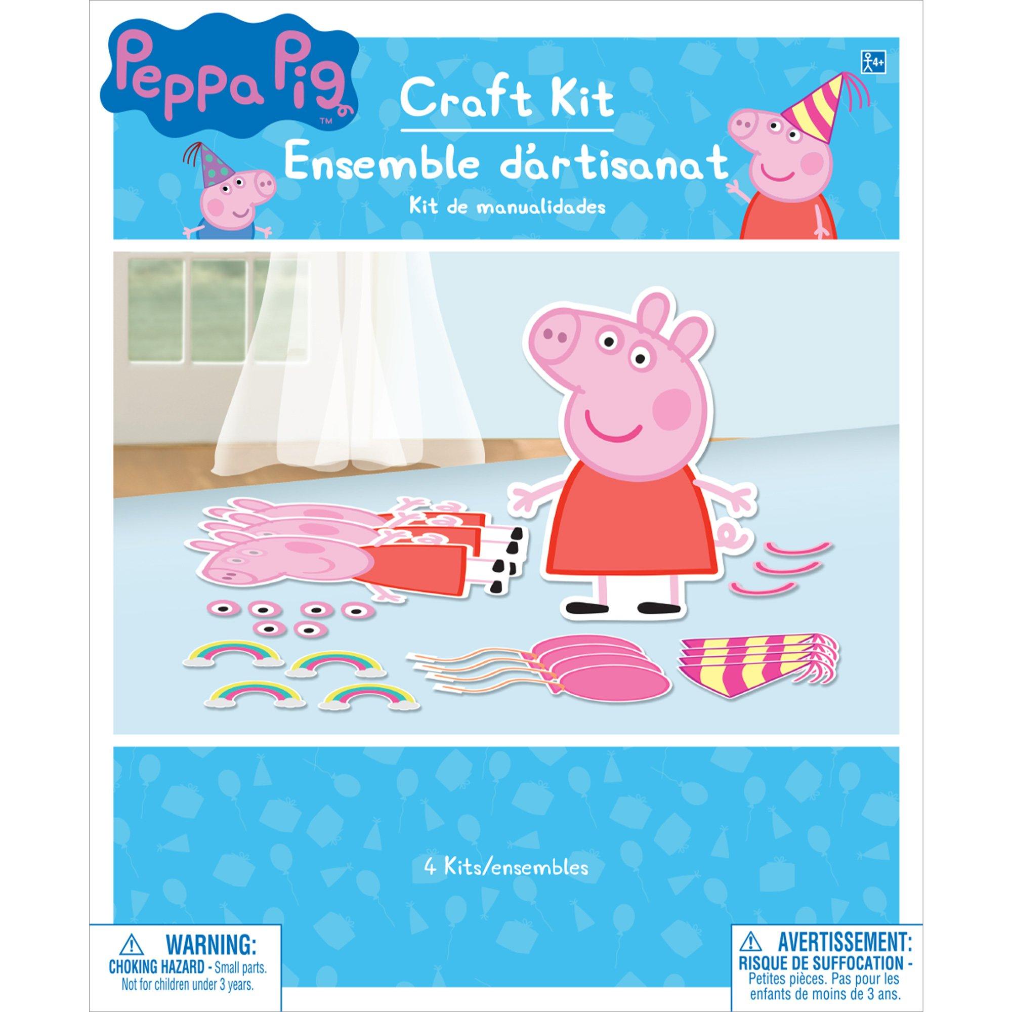 Peppa Pig Confetti Party Craft Kit for 4