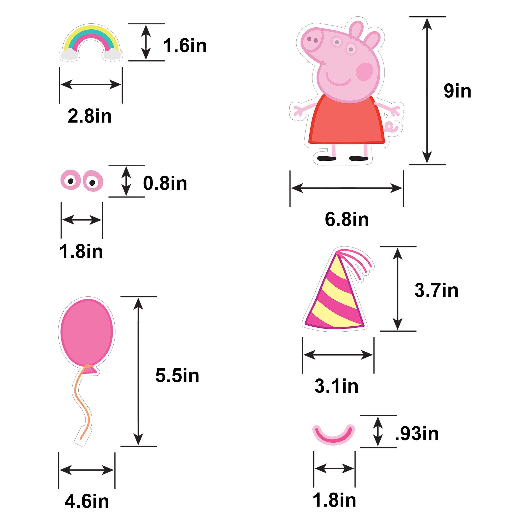 Peppa Pig Confetti Party Craft Kit for 4