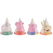 PEPPA PIG 'Confetti Party' SMALL PAPER PLATES 8 ~ Birthday Party Supplies Nick 