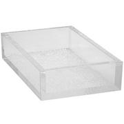 Clear Acrylic Guest Towel Caddy, 8.75in