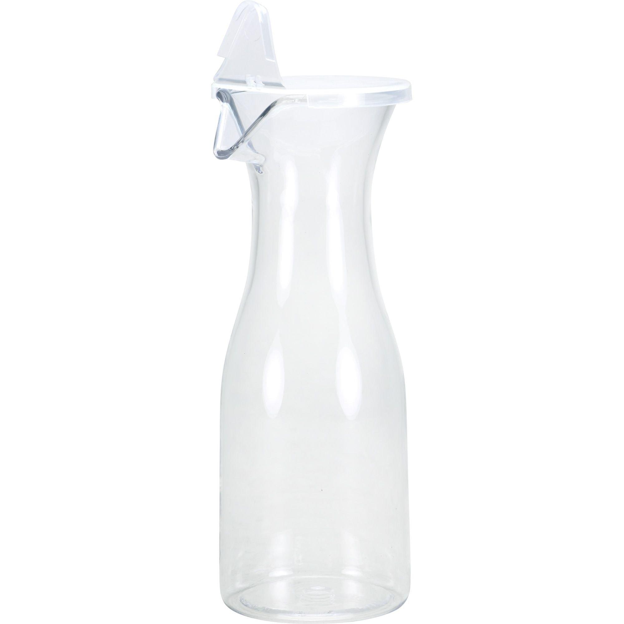 Bar Lux 34 oz Clear Plastic Carafe - with Lid - 1 count box