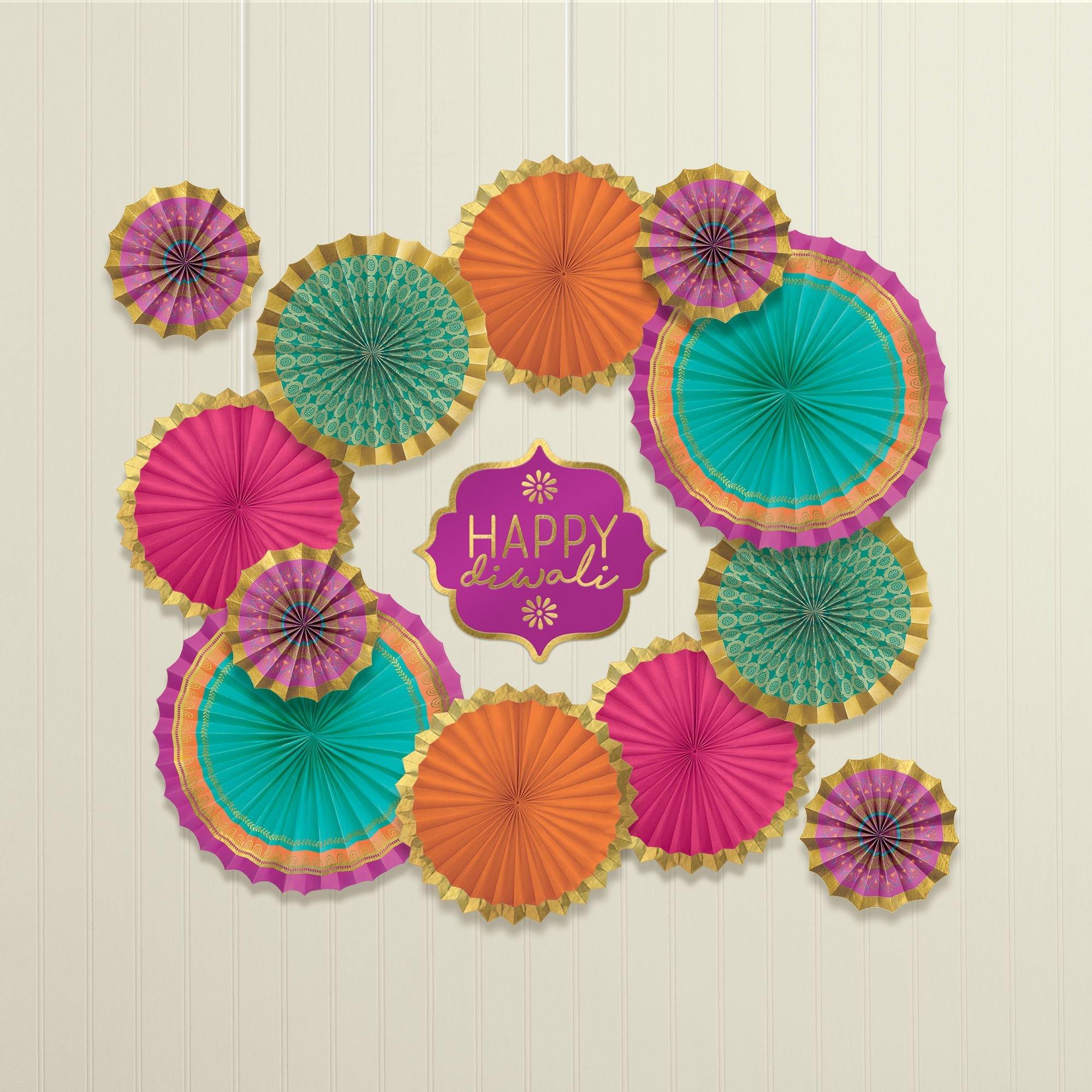 Diwali Paper Fan Decorating Kit | Party City