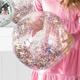 Sparkle Glitter Confetti Beach Balls, 4ct