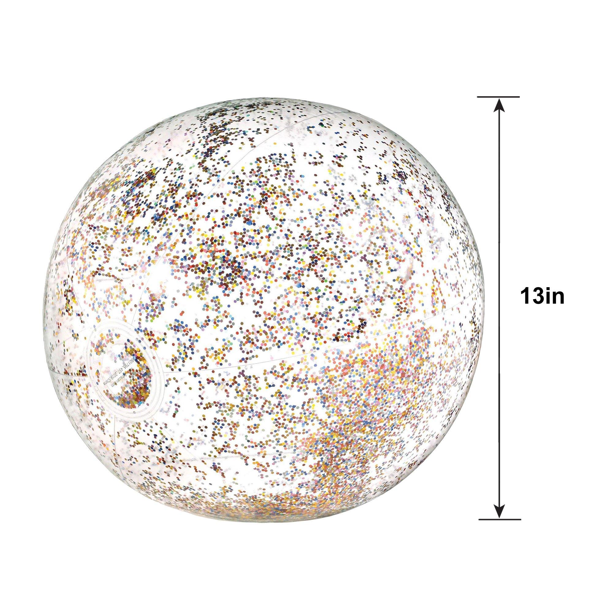 Glitter confetti beach ball on sale