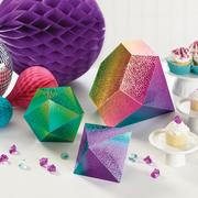 Prismatic Sparkle Jewel Table Decorations, 3pc