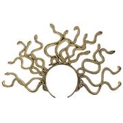 Gold Medusa Snake Headband
