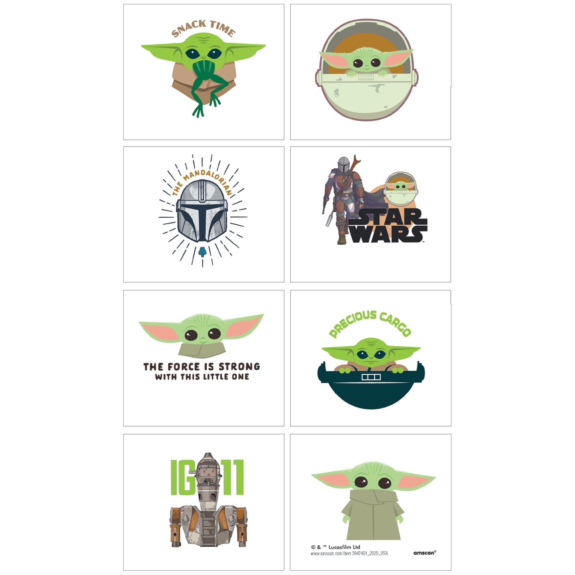  Star Wars Stickers Party Favors ~ Set of 2 Sticker