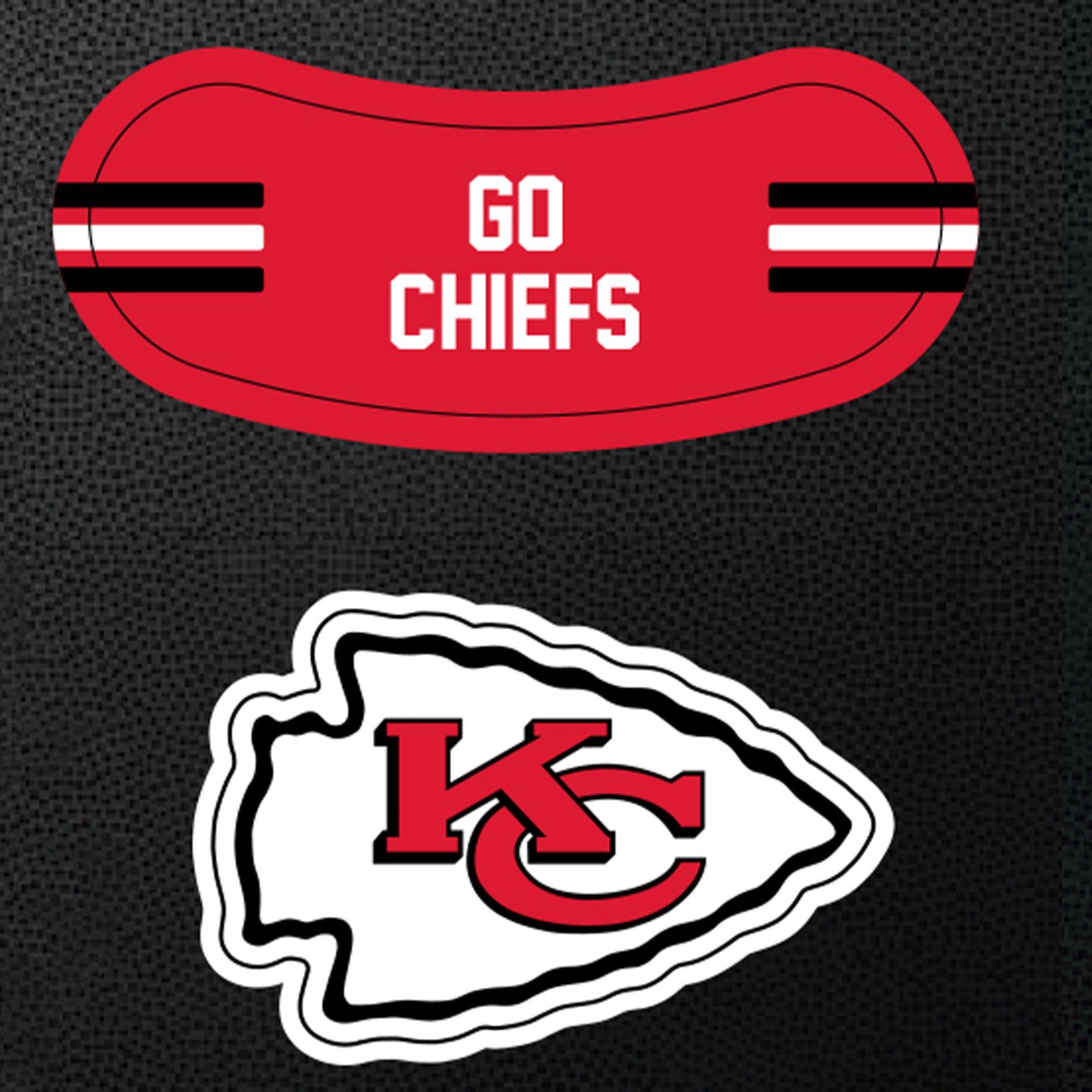 Kansas City Chiefs Peel & Stick Tattoos, 8ct