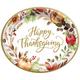 Grateful Day Oval Plates, 12in, 18ct