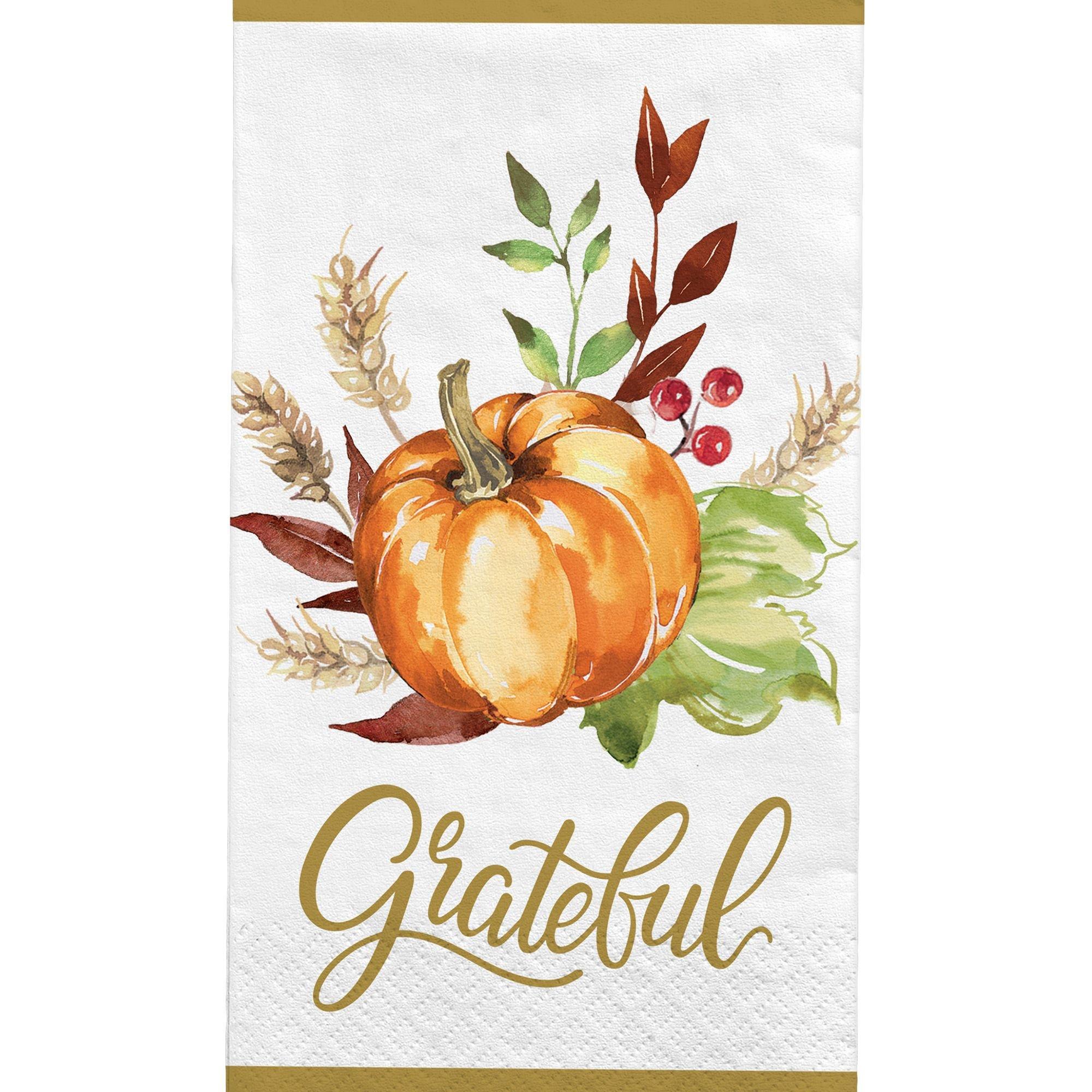 Grateful Day Guest Towels 16Ct | Party City