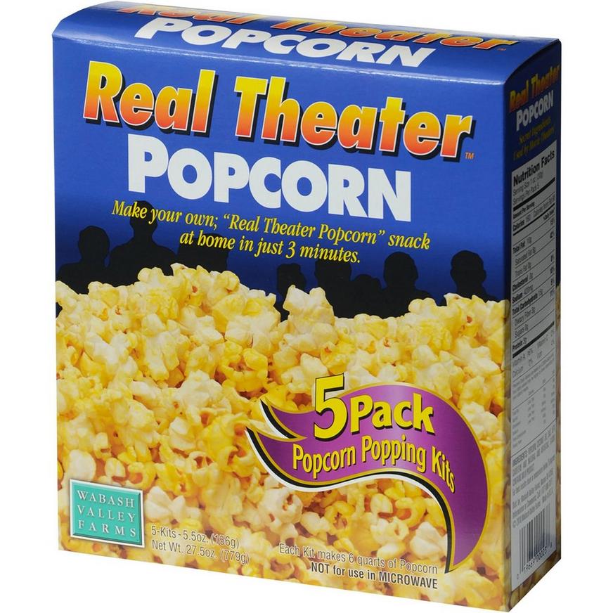 Real Theater Popcorn, 5ct | Party City